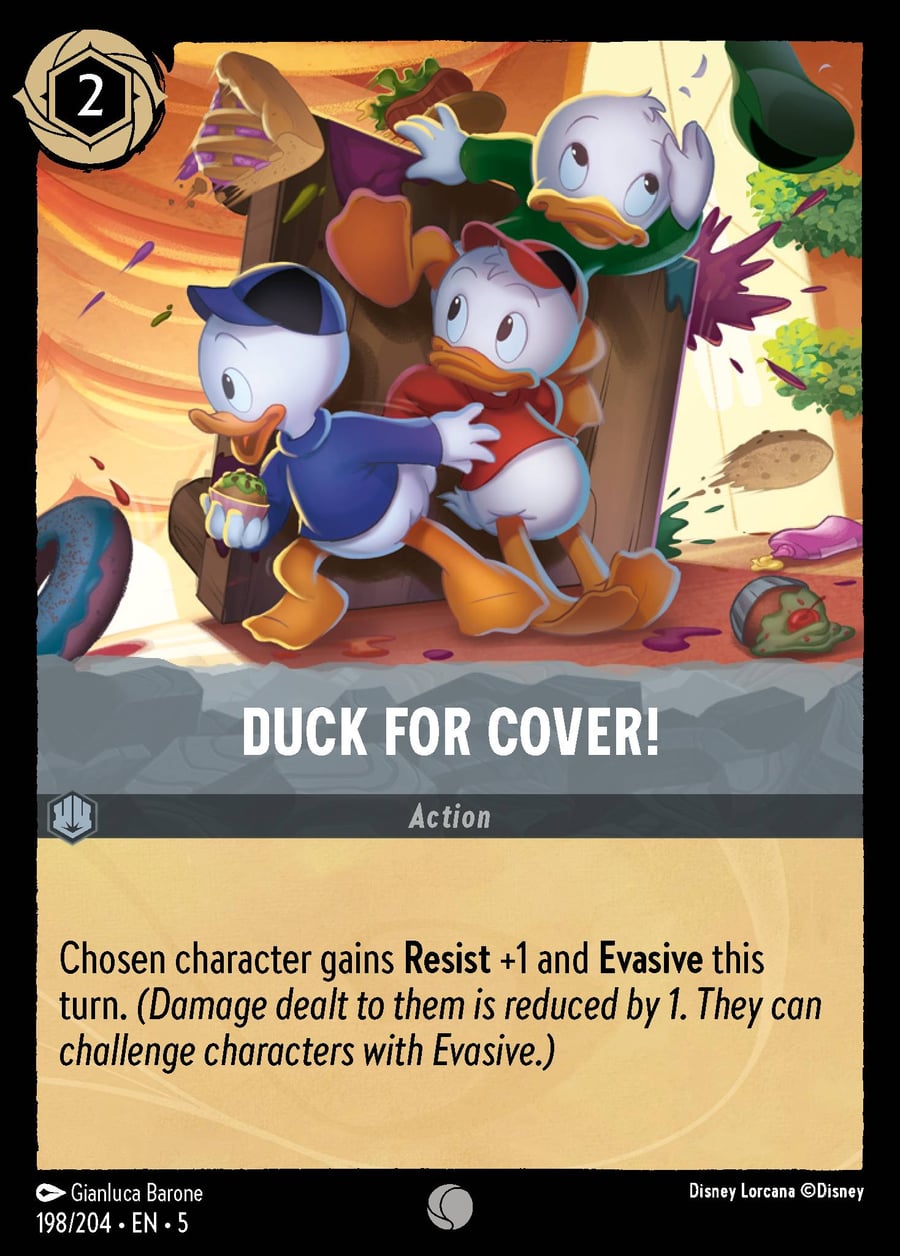 Duck for Cover! card art
