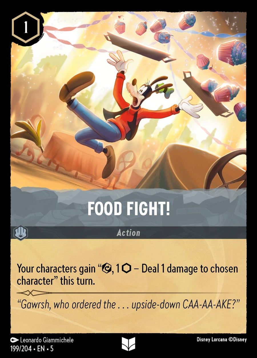 Food Fight! card art