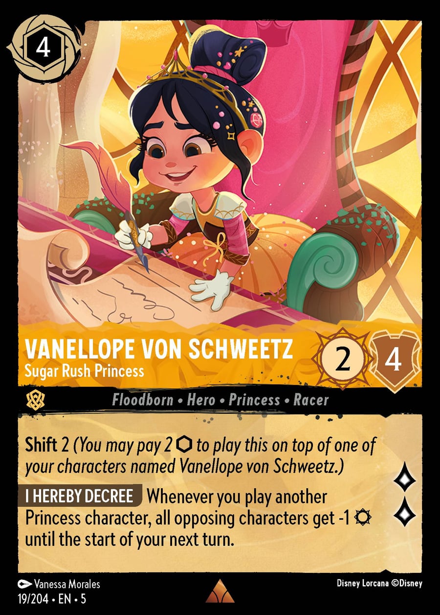 Vanellope von Schweetz - Sugar Rush Princess card art