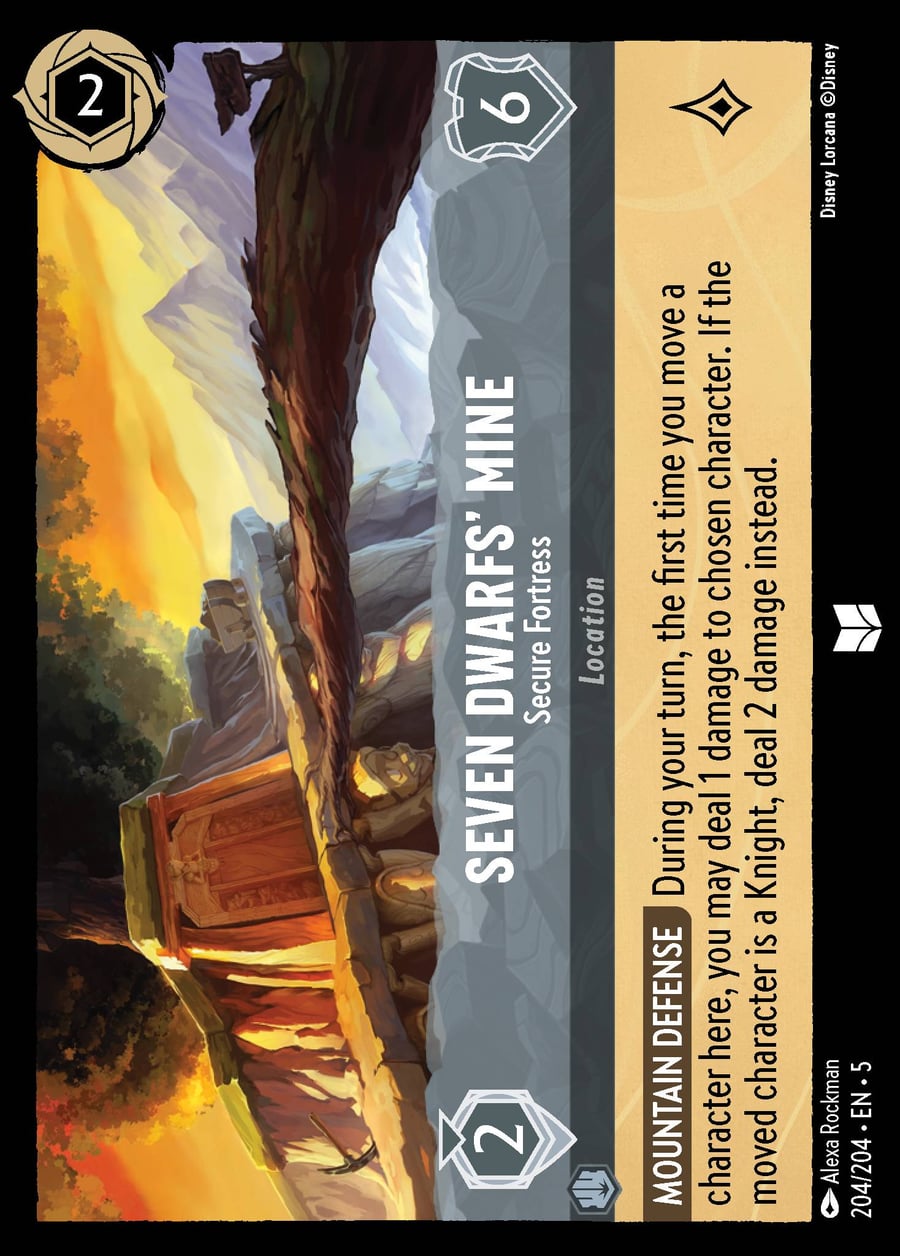 Seven Dwarfs' Mine - Secure Fortress card art