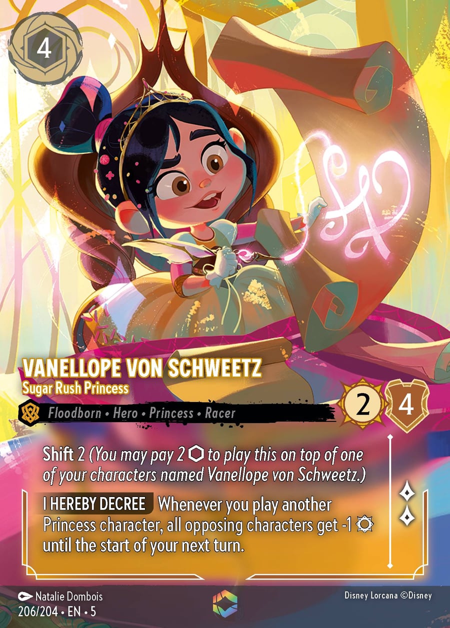 Vanellope von Schweetz - Sugar Rush Princess card art