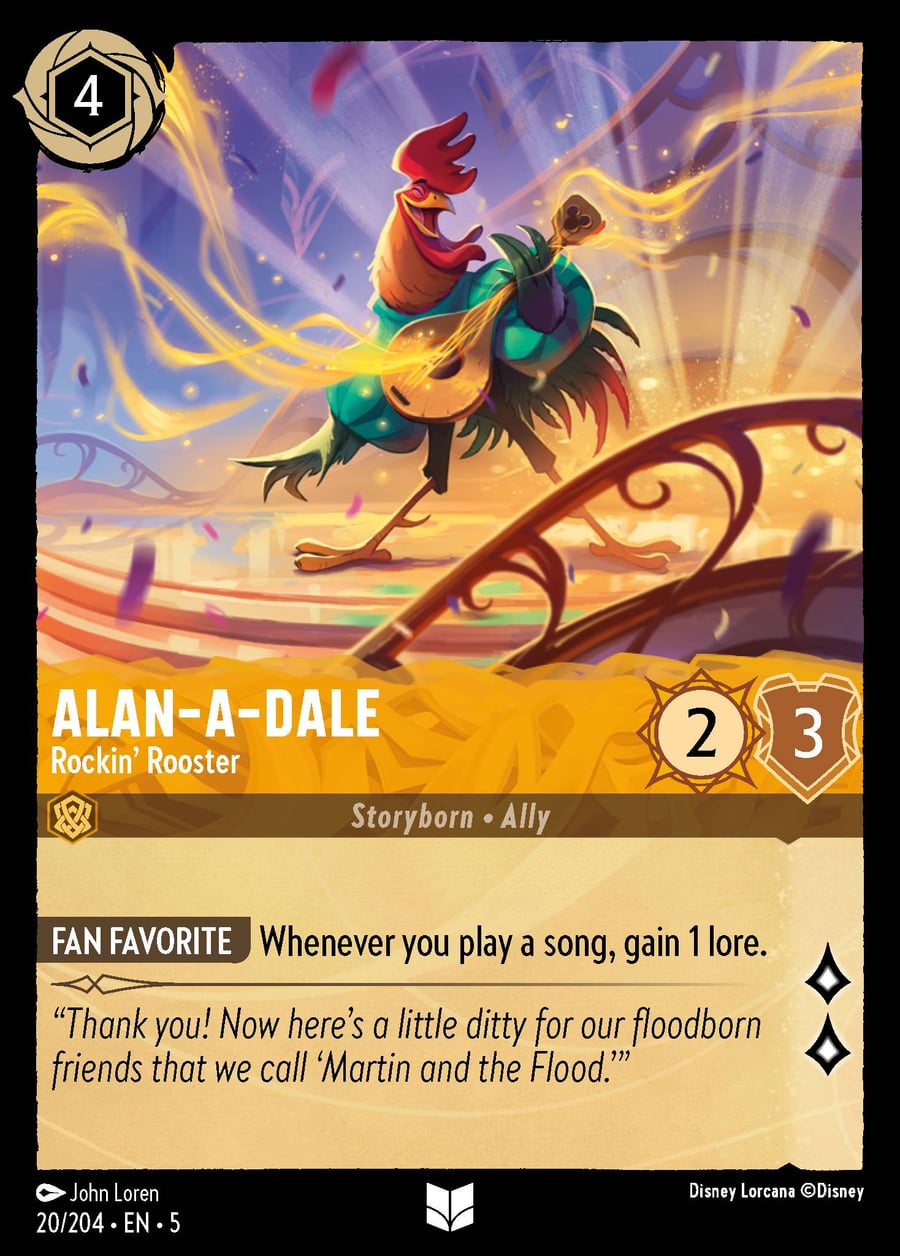 Alan-a-Dale - Rockin' Rooster card art