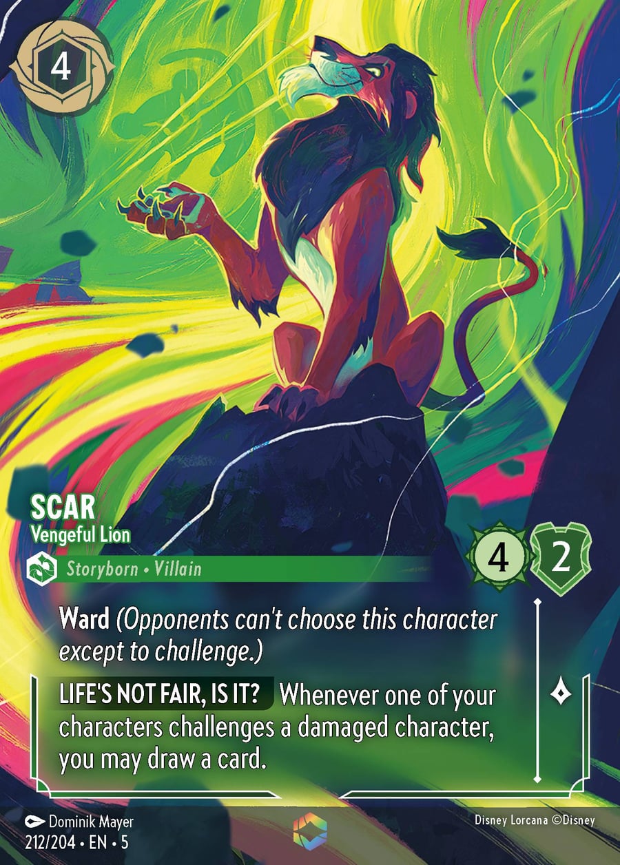 Scar - Vengeful Lion card art