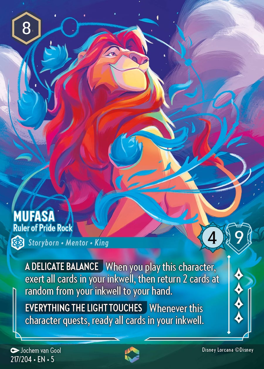 Mufasa - Ruler of Pride Rock card art