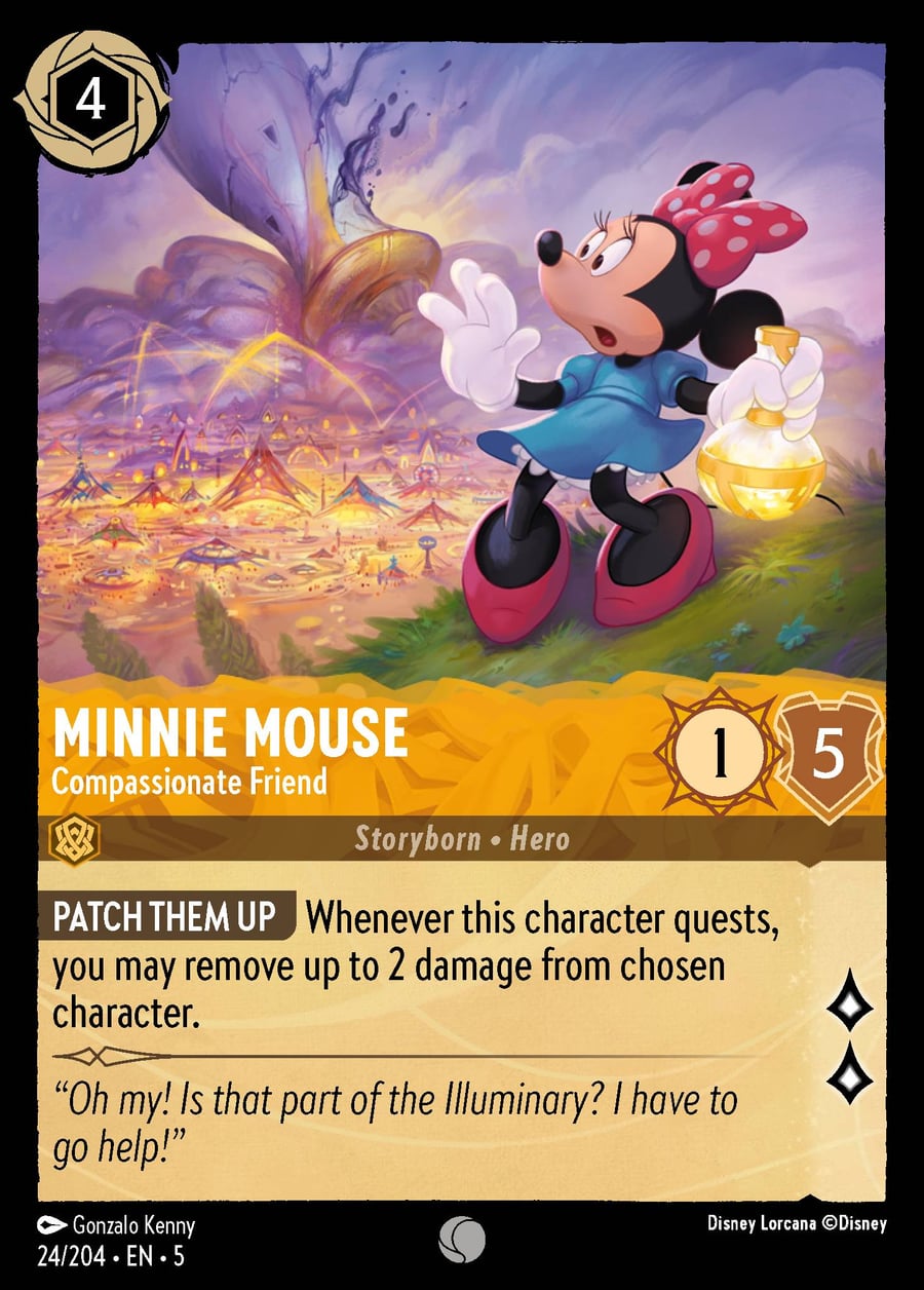 Minnie Mouse - Compassionate Friend card art