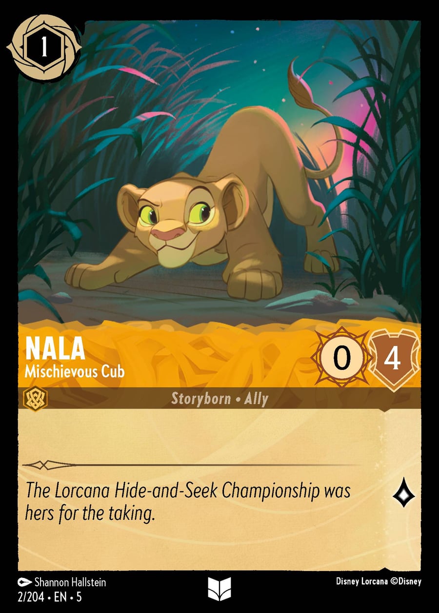 Nala - Mischievous Cub card art