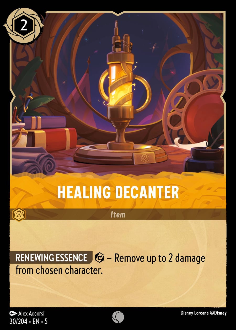 Healing Decanter card art