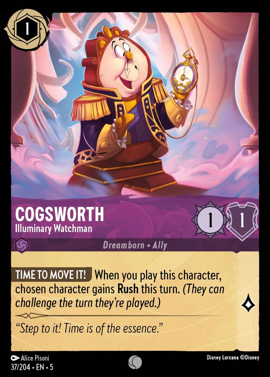 Cogsworth - Illuminary Watchman card art