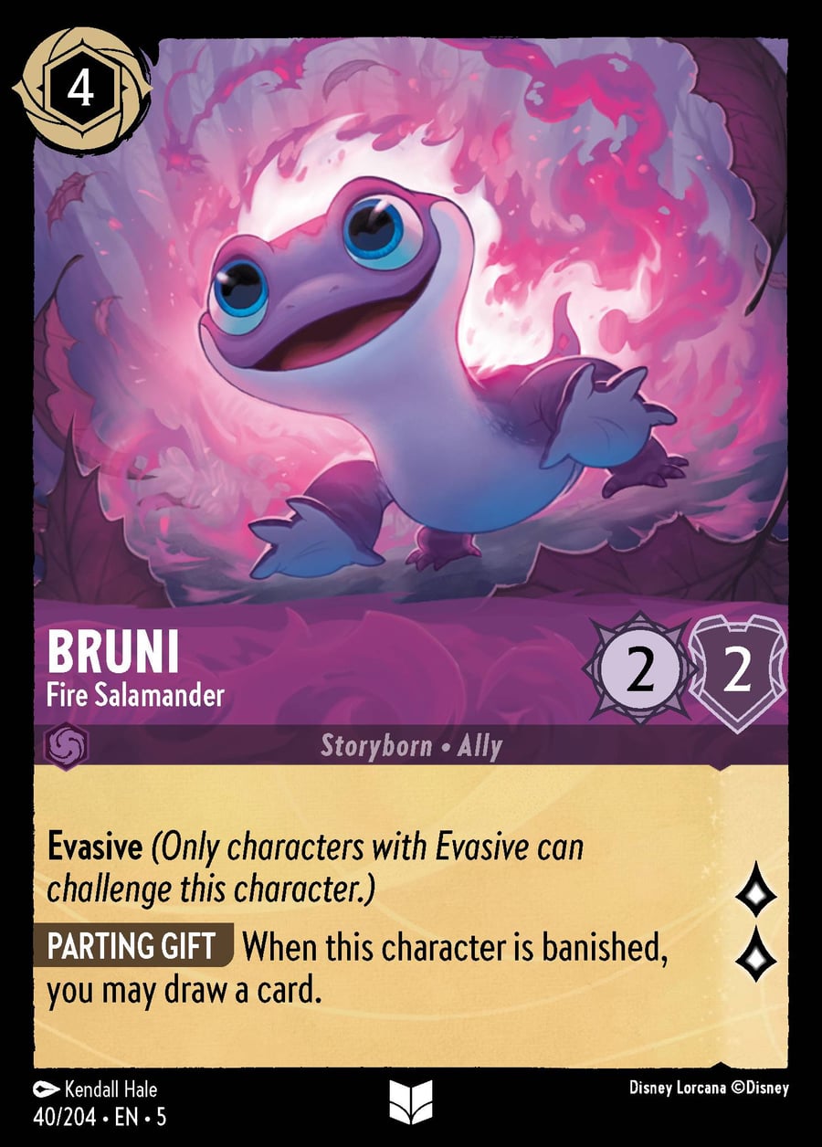 Bruni - Fire Salamander card art