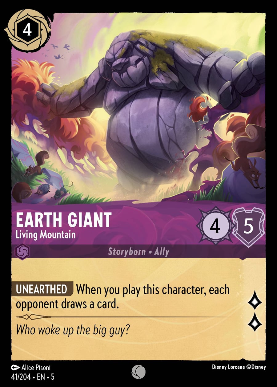 Earth Giant - Living Mountain card art