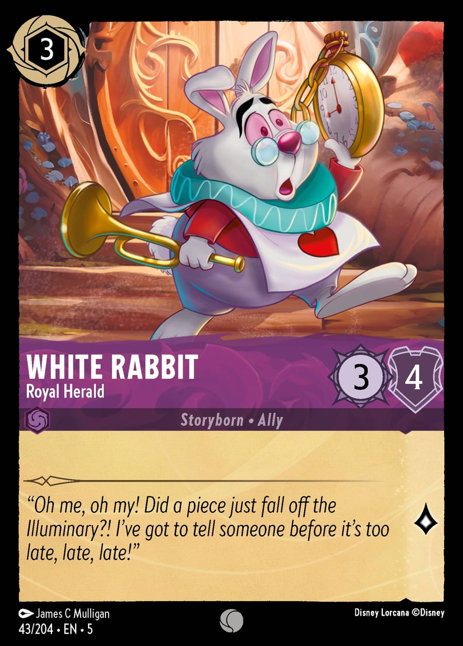 White Rabbit - Royal Herald card art