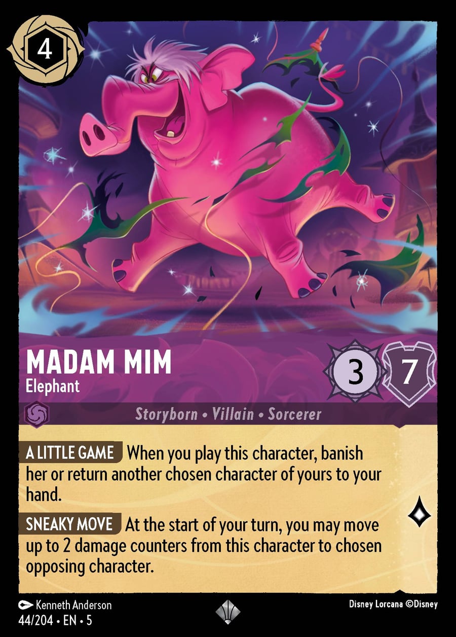 Madam Mim - Elephant card art