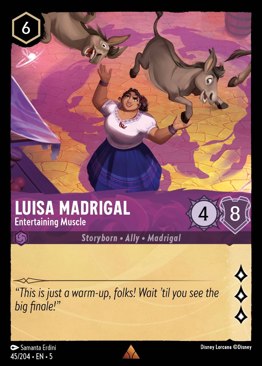 Luisa Madrigal - Entertaining Muscle card art