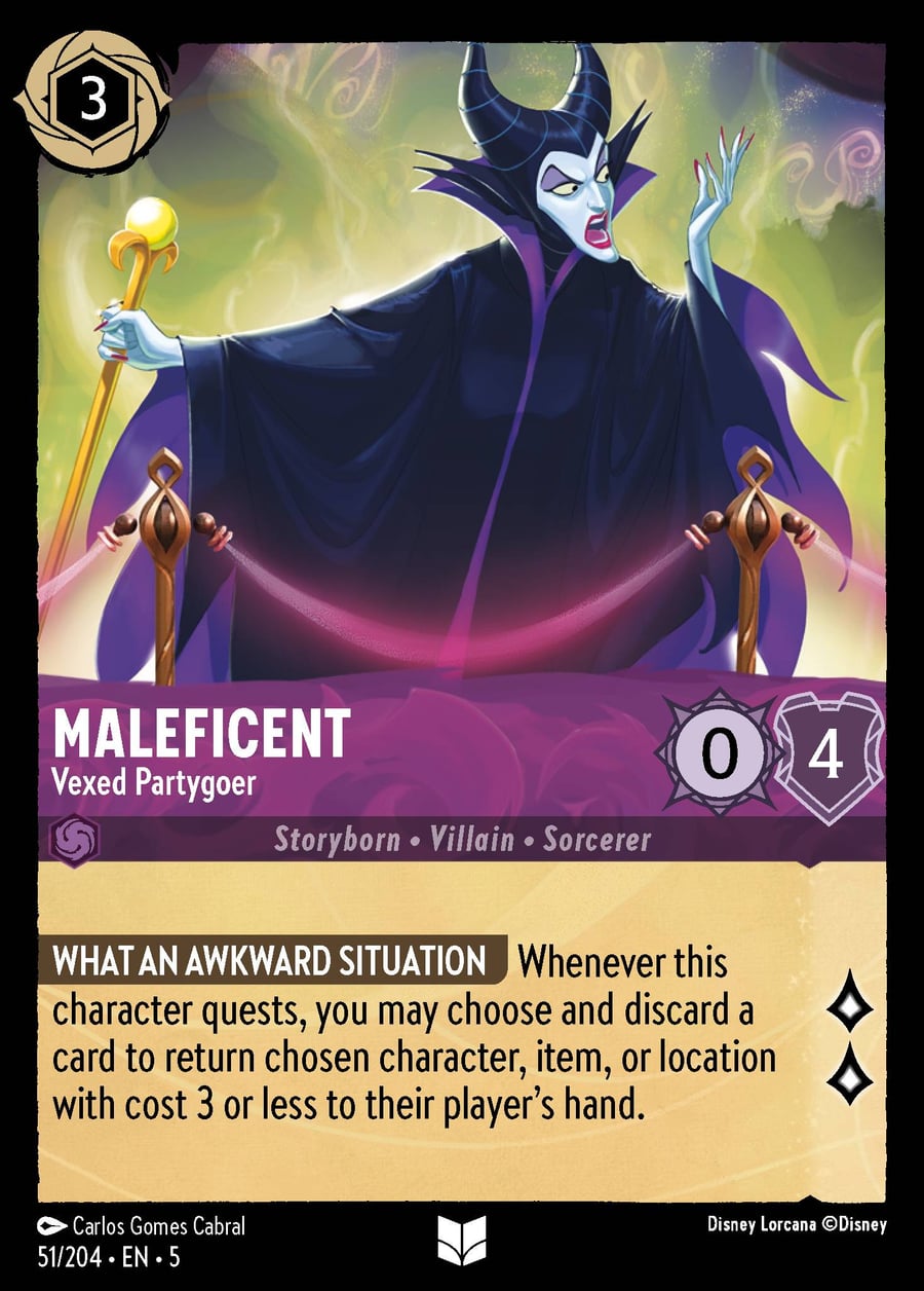 Maleficent - Vexed Partygoer card art