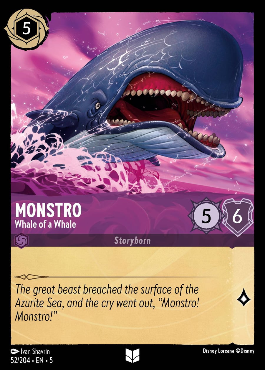 Monstro - Whale of a Whale card art