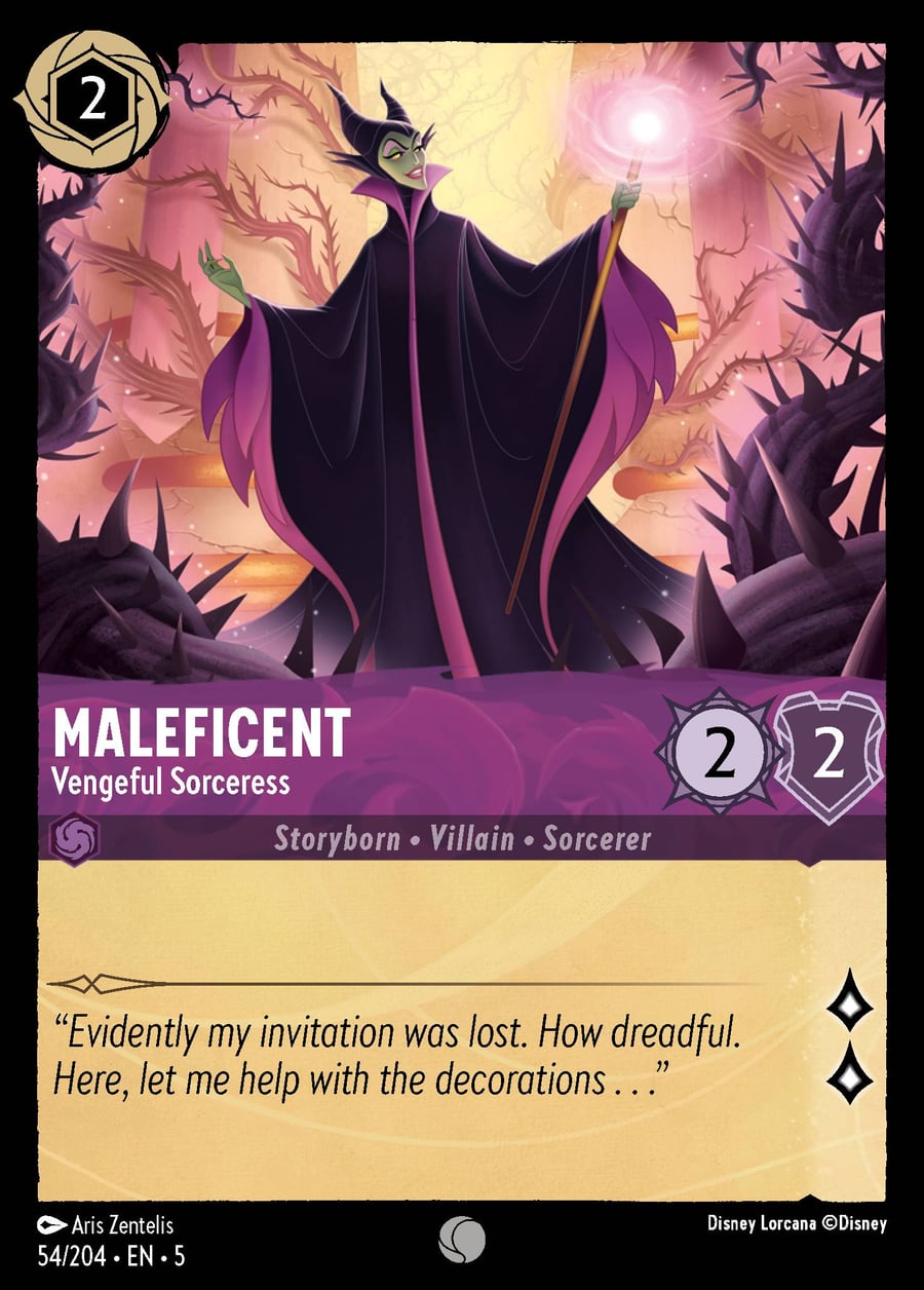 Maleficent - Vengeful Sorceress card art