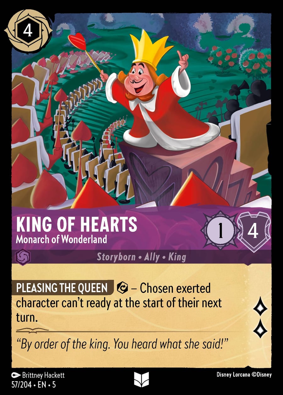 King of Hearts - Monarch of Wonderland card art