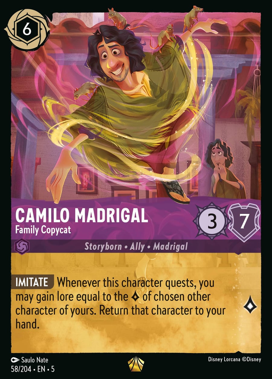 Camilo Madrigal - Family Copycat card art