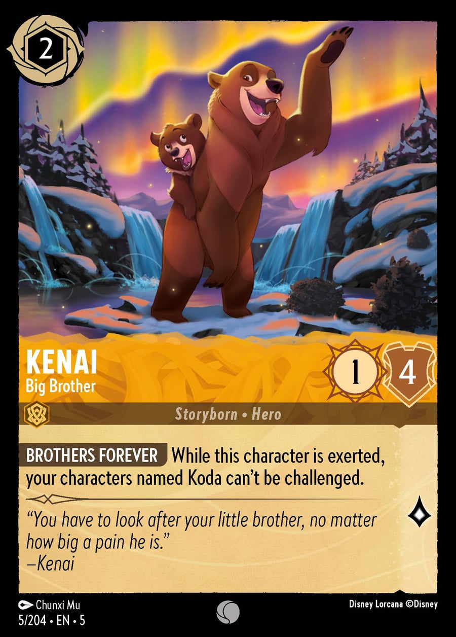 Kenai - Big Brother card art