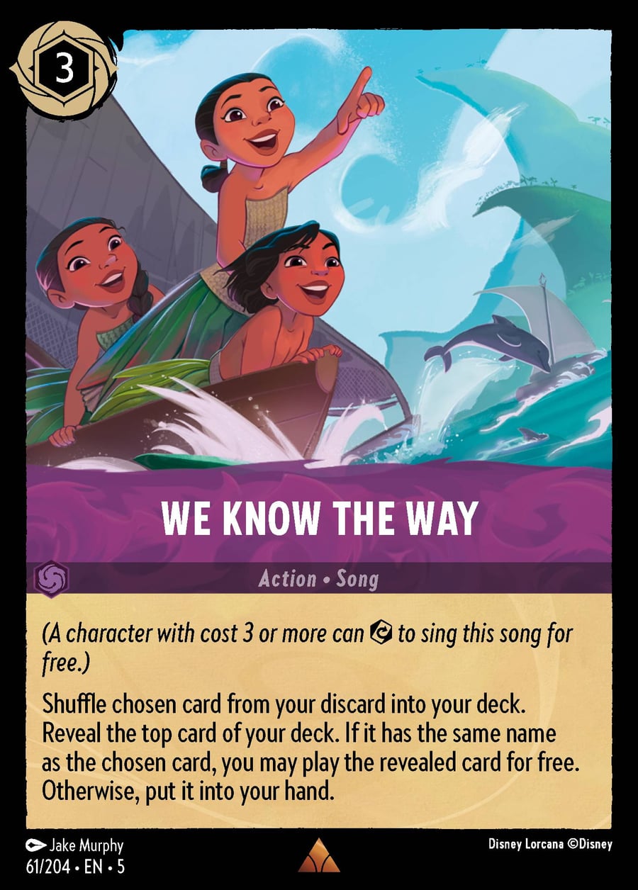 We Know the Way card art