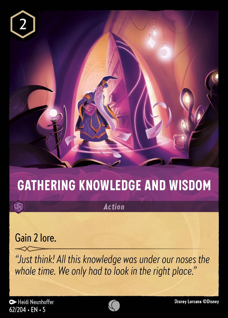 Gathering Knowledge and Wisdom card art