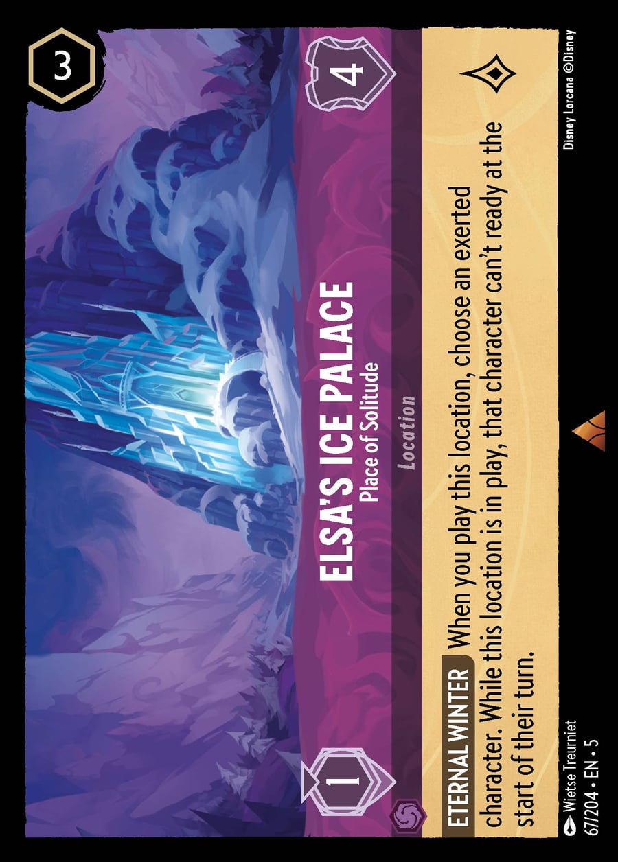 Elsa's Ice Palace - Place of Solitude card art