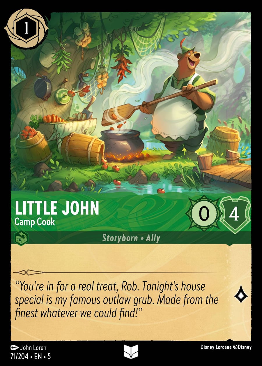 Little John - Camp Cook card art