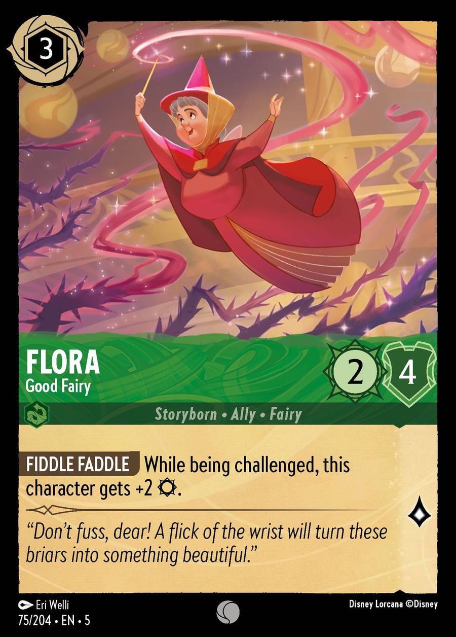 Flora - Good Fairy card art