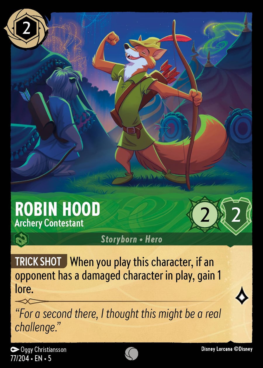Robin Hood - Archery Contestant card art