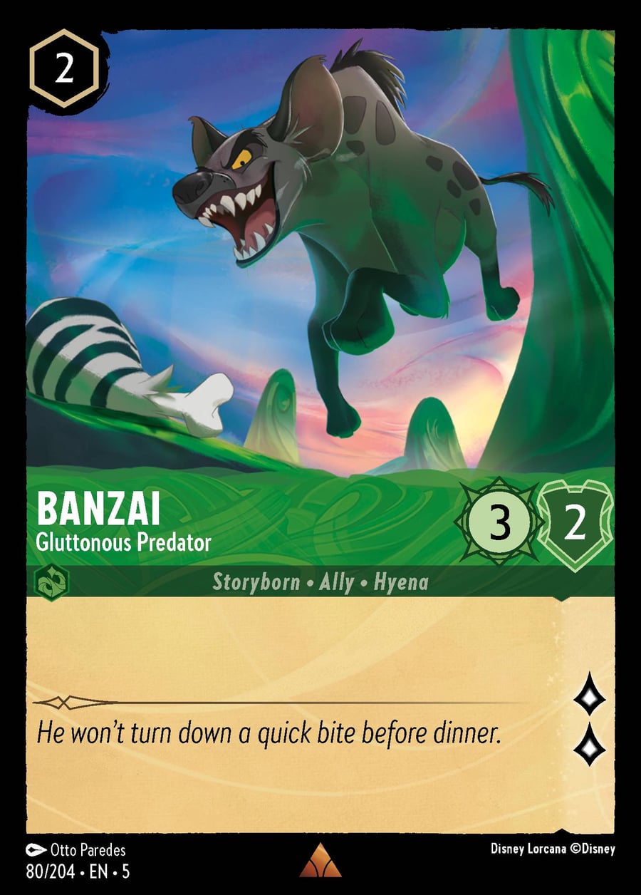 Banzai - Gluttonous Predator card art