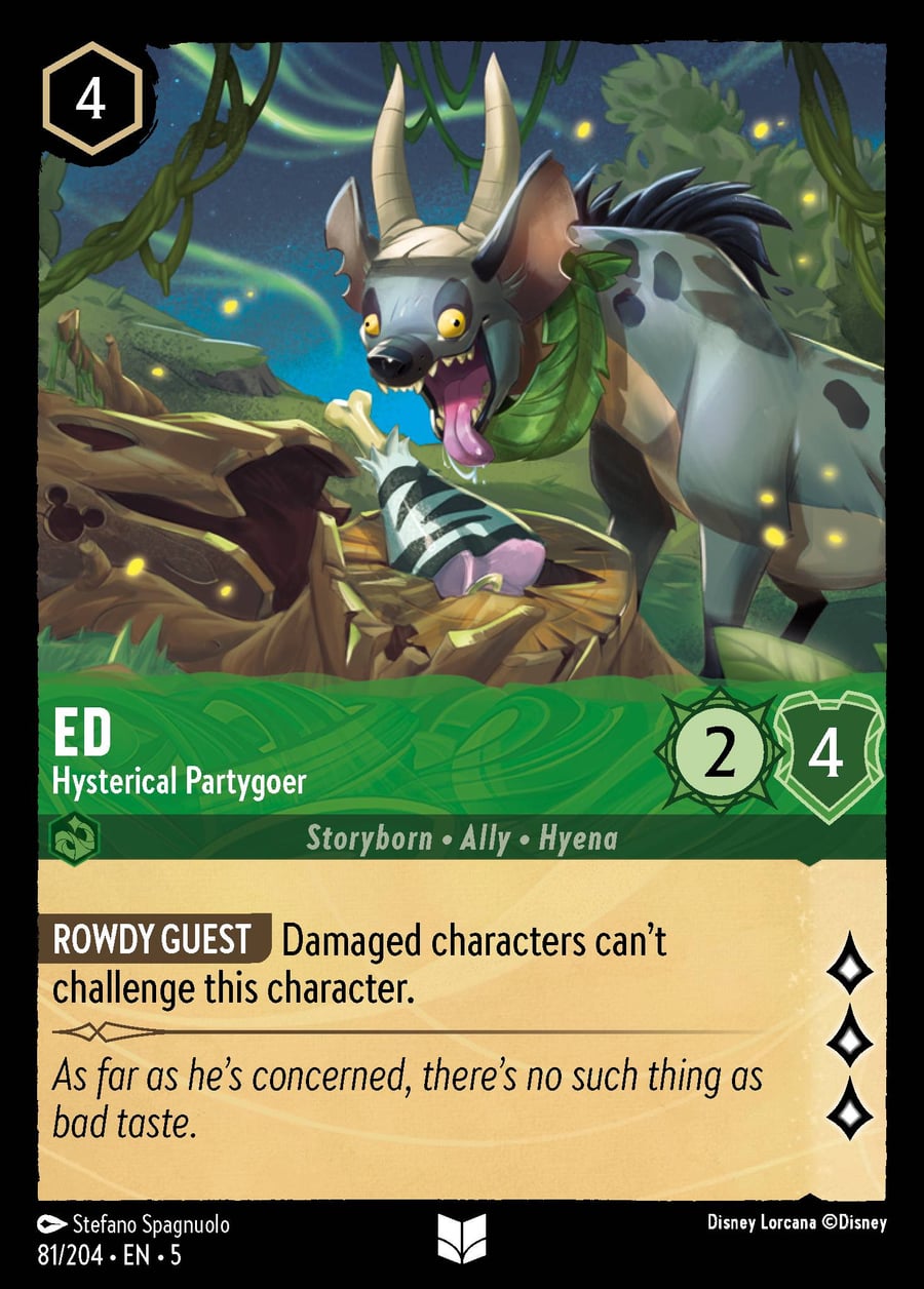 Ed - Hysterical Partygoer card art