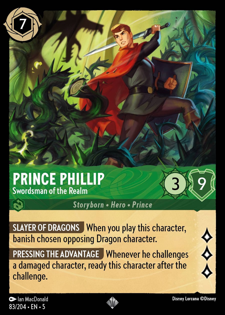 Prince Phillip - Swordsman of the Realm card art