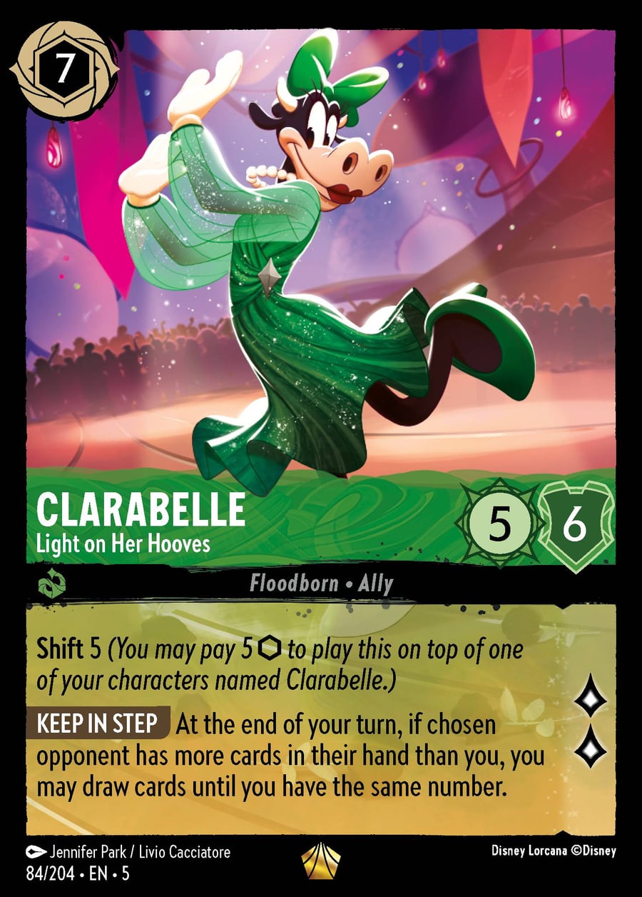 Clarabelle - Light on Her Hooves card art