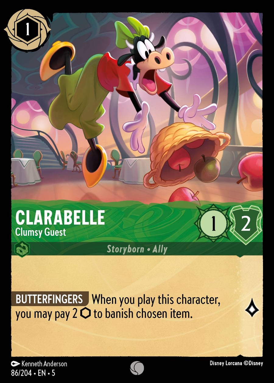 Clarabelle - Clumsy Guest card art