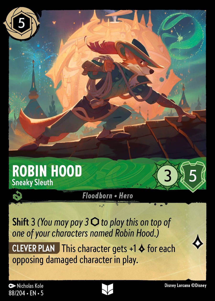 Robin Hood - Sneaky Sleuth card art