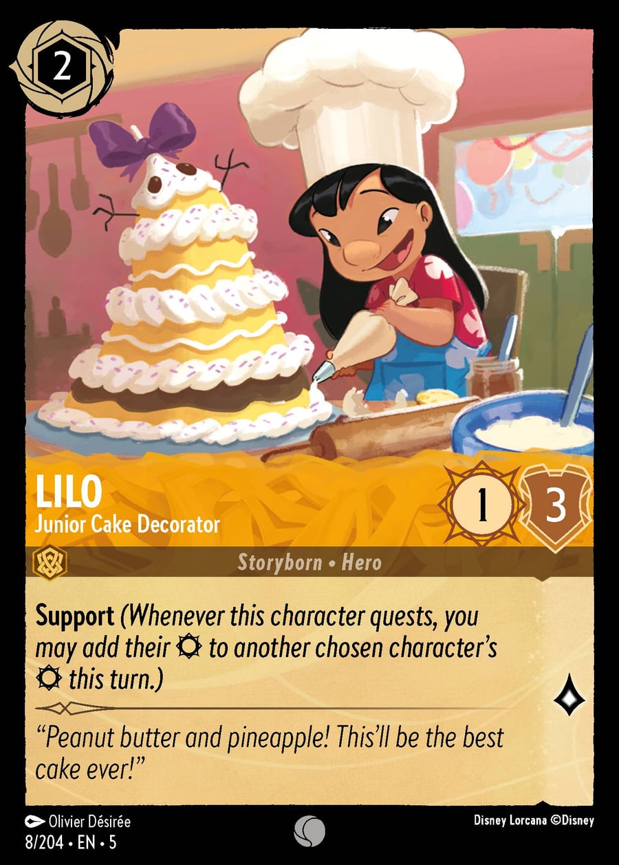 Lilo - Junior Cake Decorator card art
