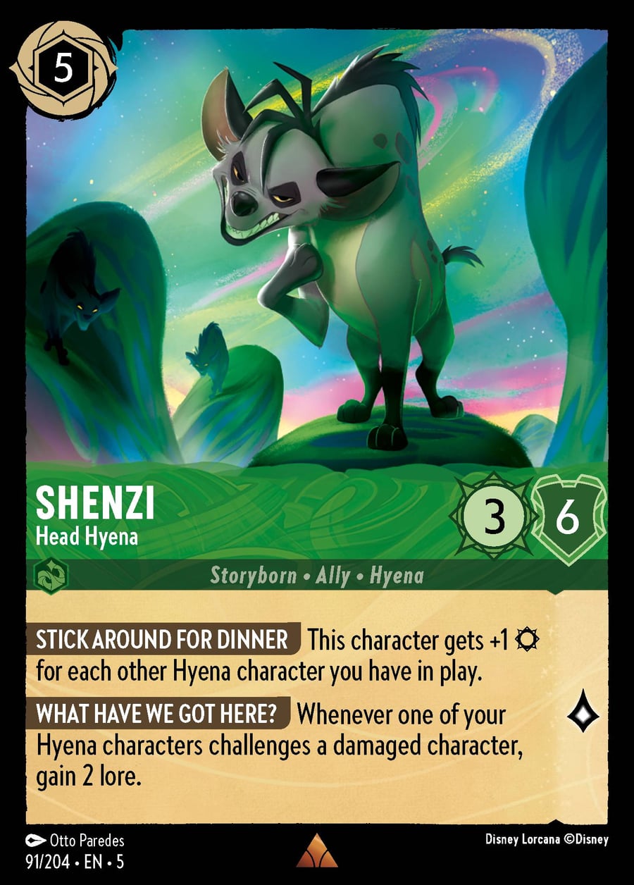 Shenzi - Head Hyena card art