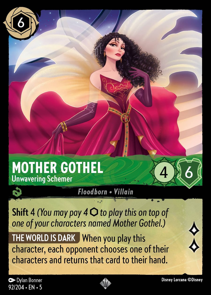 Mother Gothel - Unwavering Schemer card art