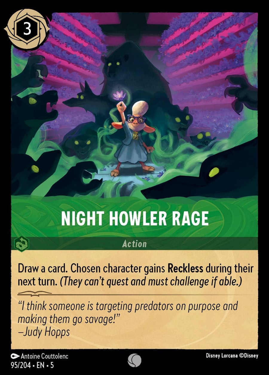 Night Howler Rage card art