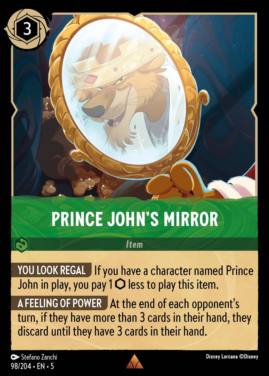 Prince John's Mirror card art