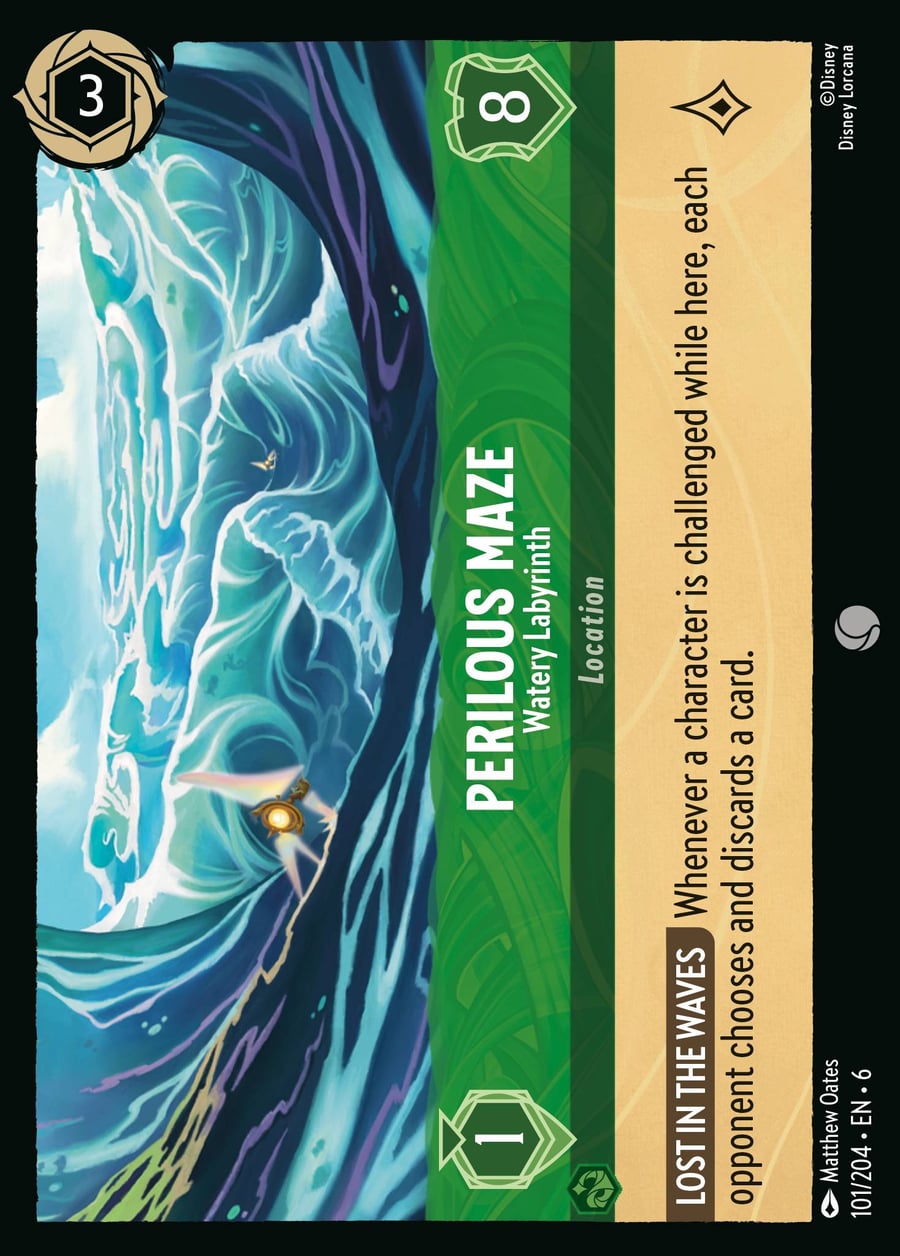 Perilous Maze - Watery Labyrinth card art