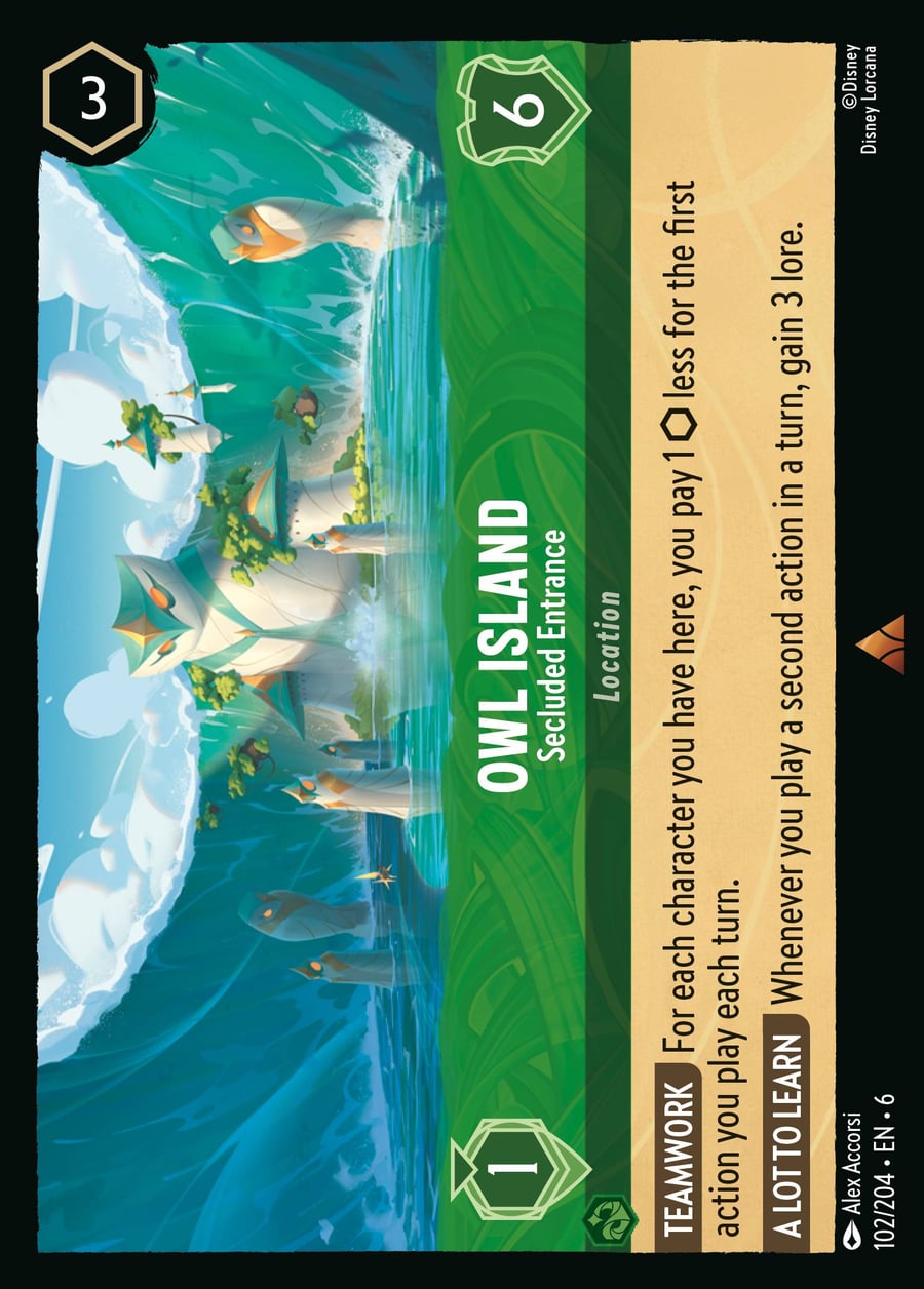 Owl Island - Secluded Entrance card art
