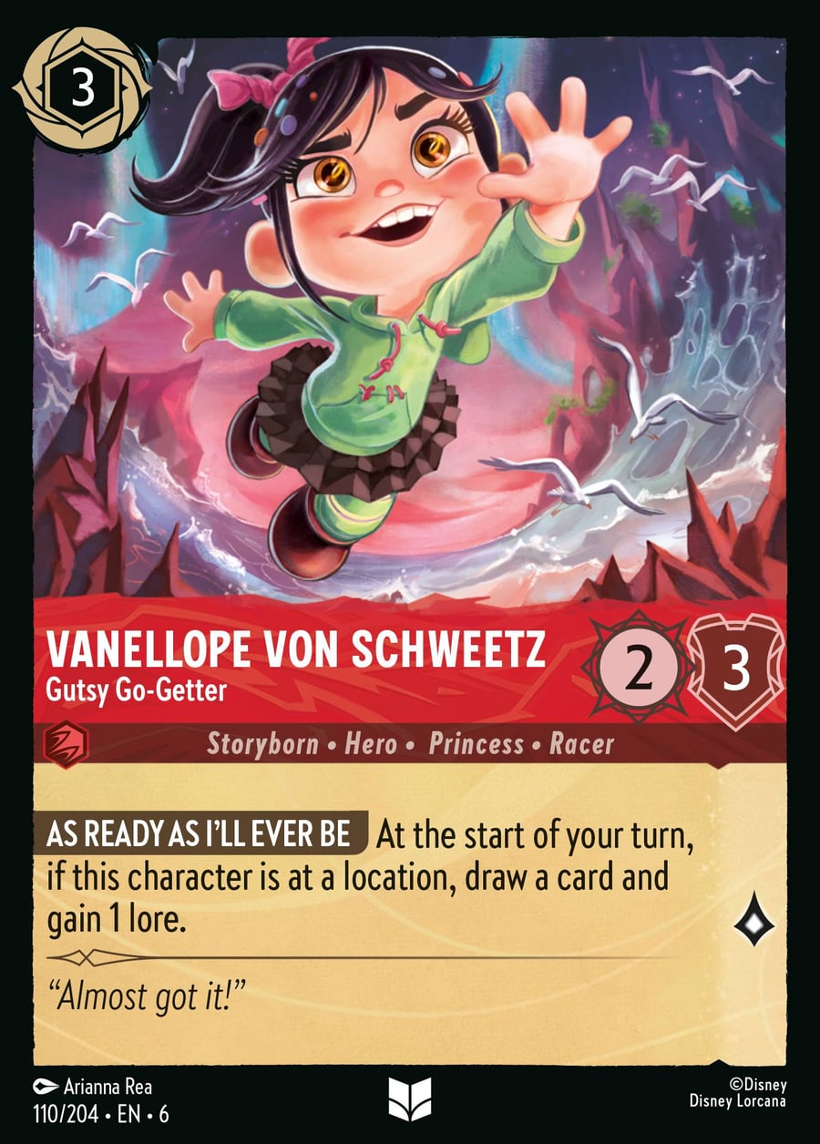 Vanellope Von Schweetz - Gutsy Go-Getter card art