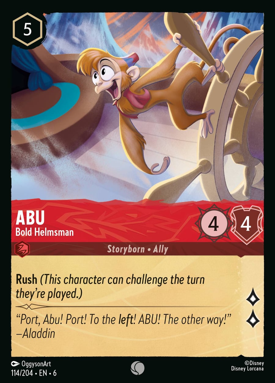 Abu - Bold Helmsman card art