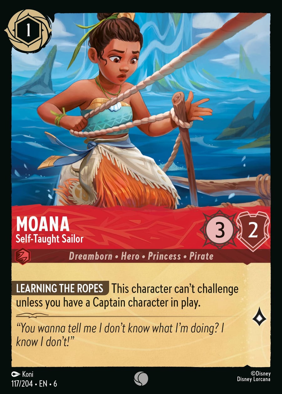 Moana - Self-Taught Sailor card art