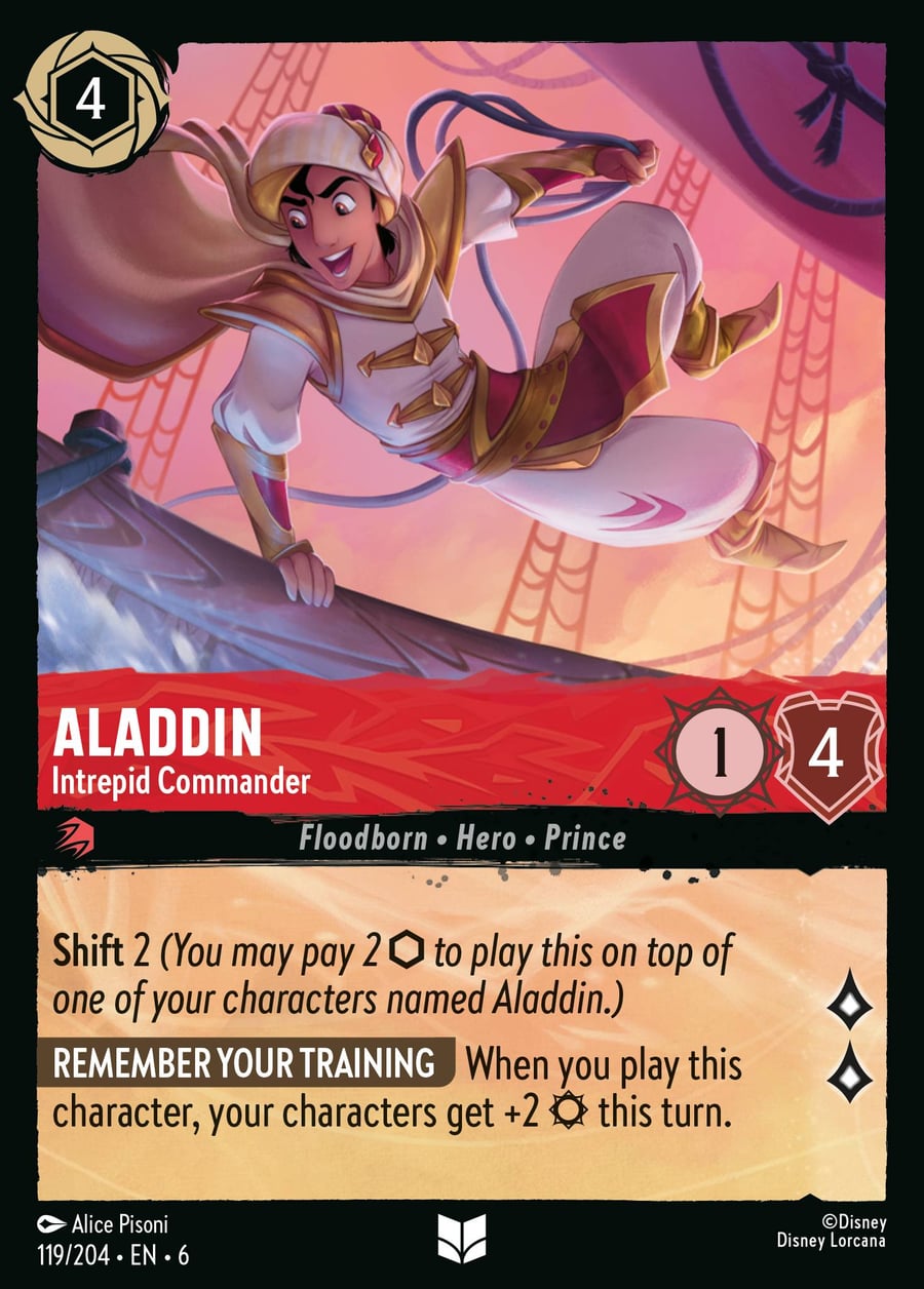 Aladdin - Intrepid Commander card art