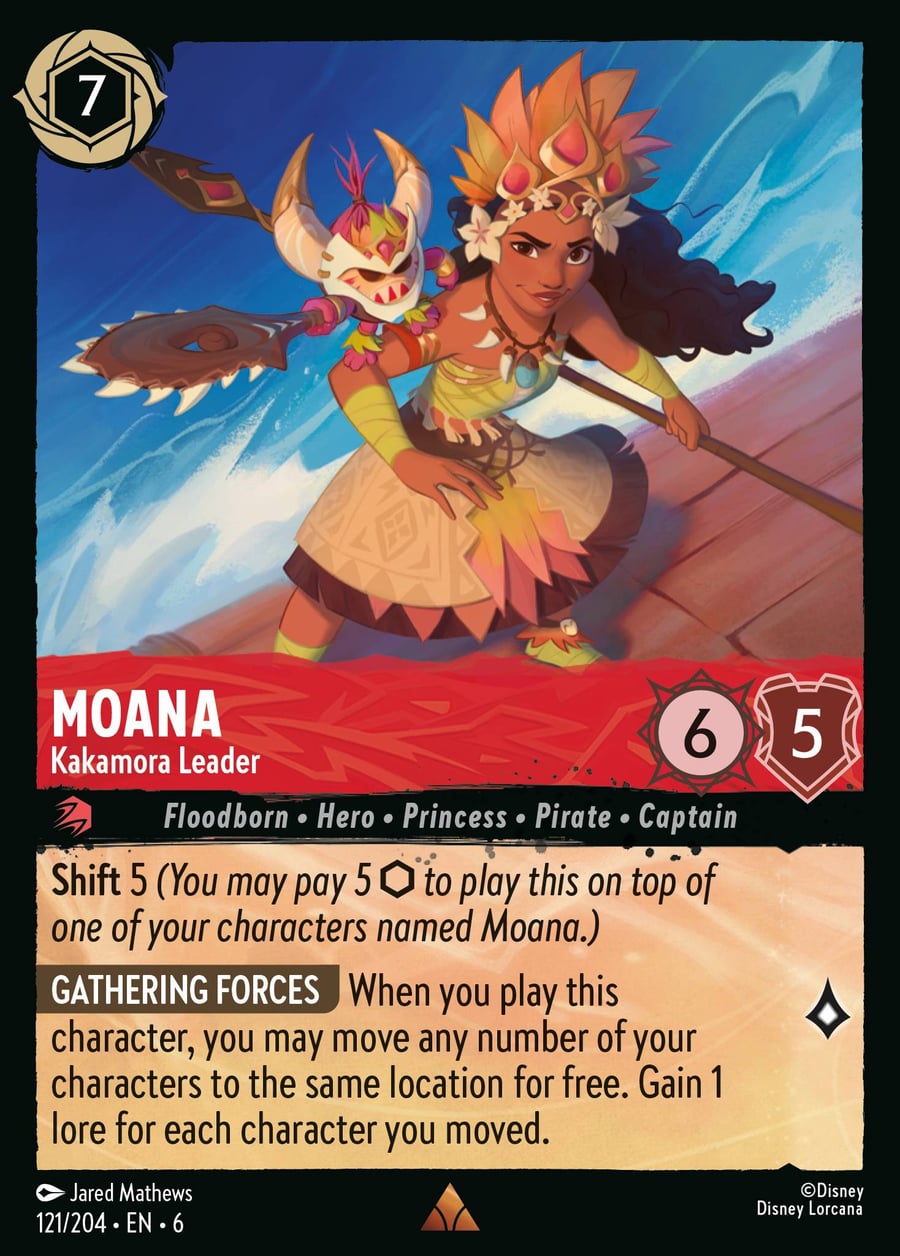 Moana - Kakamora Leader card art
