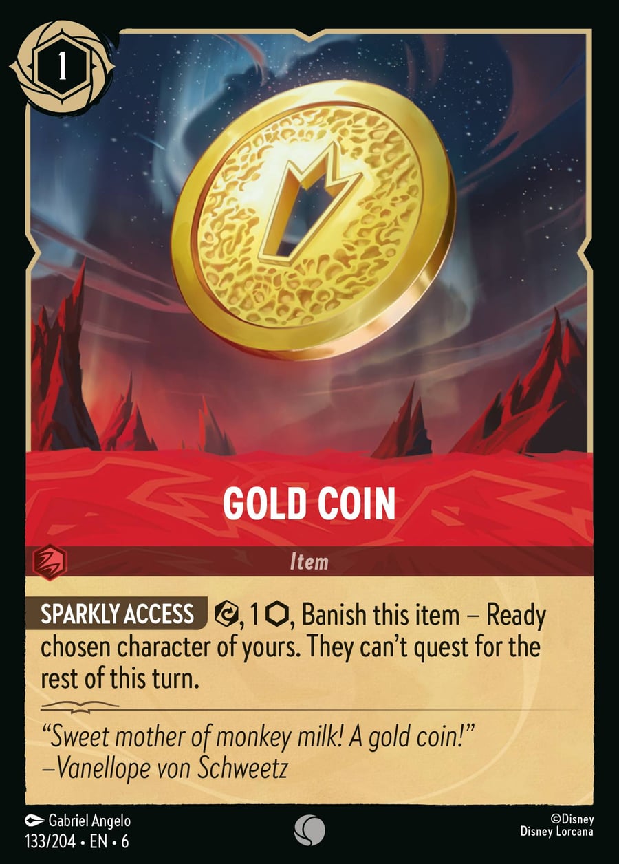 Gold Coin card art