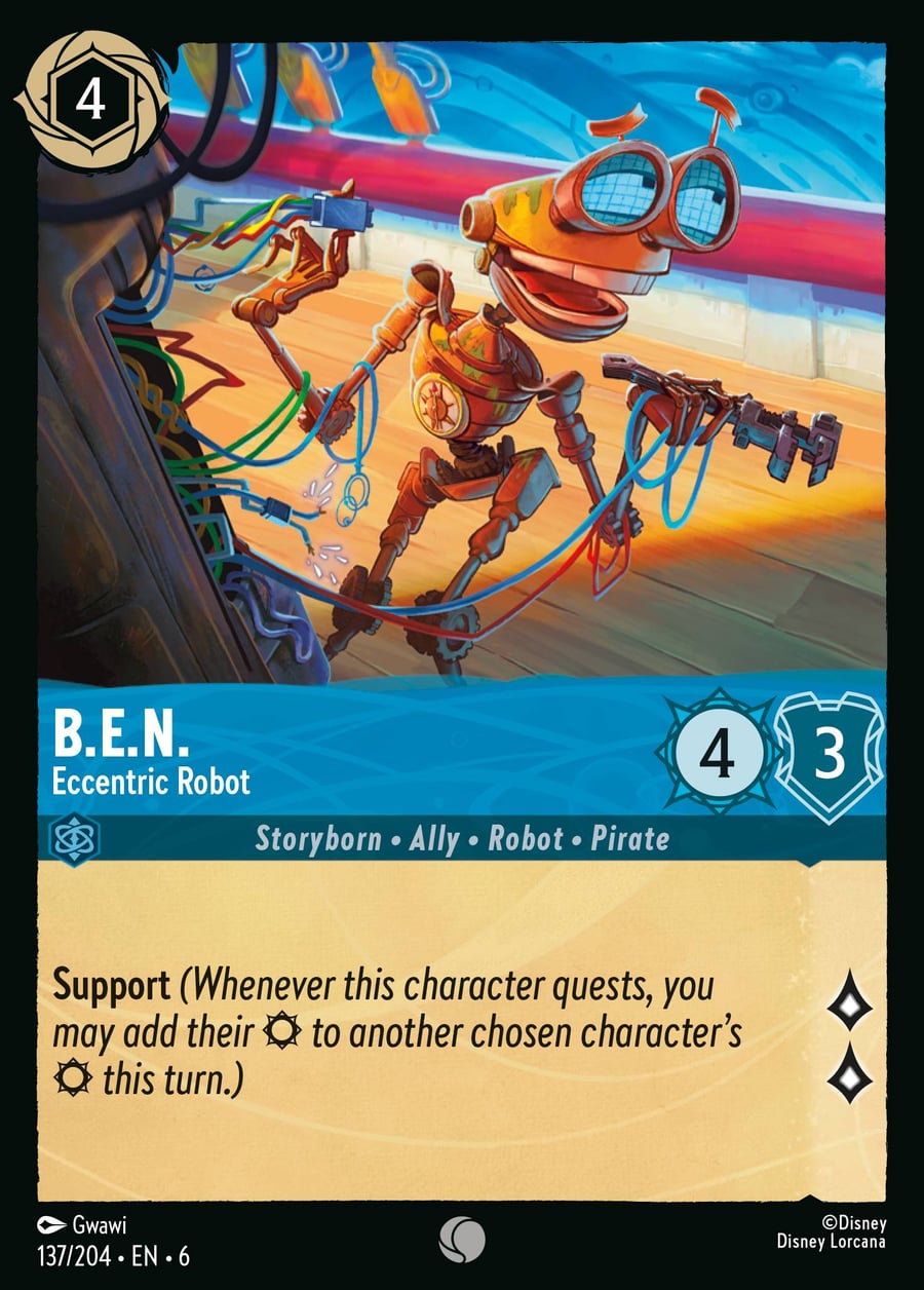 B.E.N. - Eccentric Robot card art