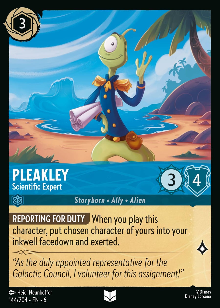 Pleakley - Scientific Expert card art